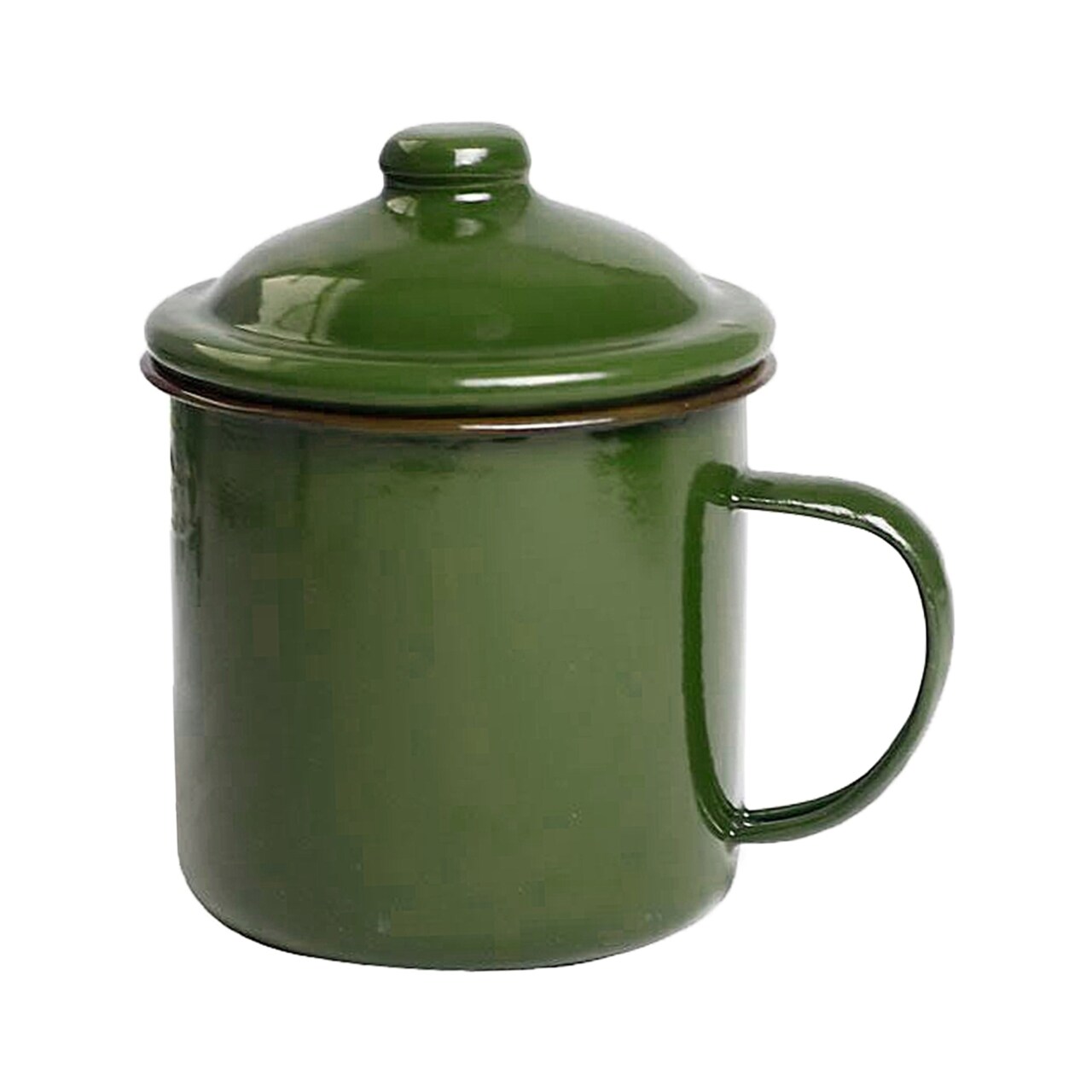 Generic 360/500/660ML?Milk Cup?Anti-rust?Healthy?Eco-friendly?Retro Water Mug with Lid?Household Supplies
